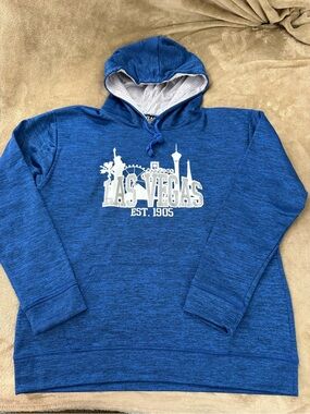 Adult XL Blue Las Vegas Pullover Sweatshirt Hoodie